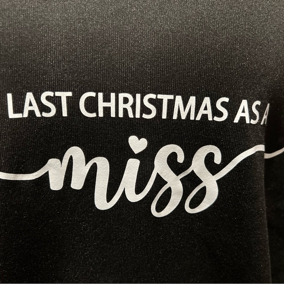 Last Christmas as a Miss- Engagement/Fiancé Pullover Sweater - Picture 3 of 6